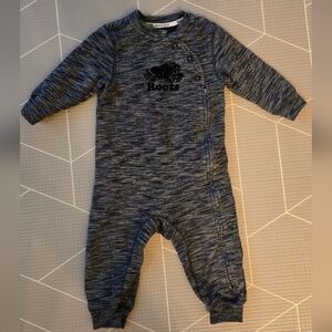 Roots Charcoal Kids One Piece
